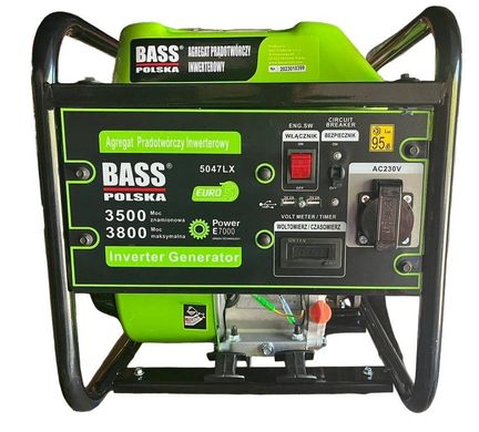 Інверторний генератор Bass Polska 5047LX + газова плитка Orcamp CK-505 + 4 газових картриджа 400 мл