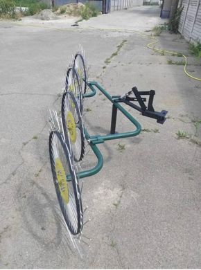 Граблі-ворушилки мотоблочні (мототракторні) з оцинкованою спицею 5 мм 1точка