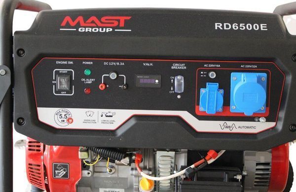 Бензиновий генератор MAST GROUP RD6500E