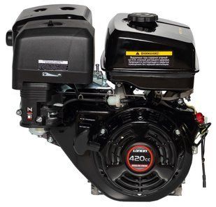 Двигун бензиновий Loncin G420F (16,0 к.с., шпонка &Oslash;25мм, Євро5)
