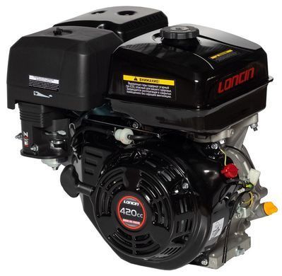 Двигун бензиновий Loncin G420F (16,0 к.с., шпонка &Oslash;25мм, Євро5)