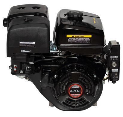 Двигун бензиновий Loncin G420F (16,0 к.с., шпонка &Oslash;25мм, Євро5)