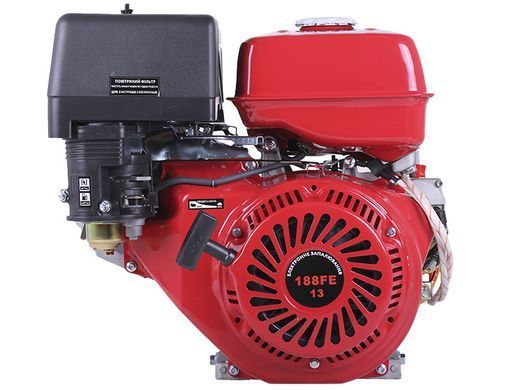 Двигатель бензиновый 188FE TATA с электростартером (13 л.с., конус 19/26) (код 5552)