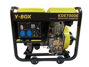Генератор дизельный Y-BOX KDE8500E 6.0KW (однофазный, подогрев топлива) (код 58801)