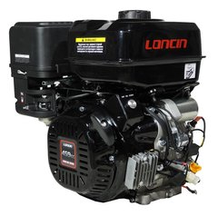 Двигатель бензиновый Loncin LC192FD (18,0 л.с., шпонка Ø25 мм, эл.стартер, Евро5)