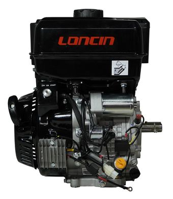 Двигун бензиновий Loncin LC192FD (18,0 к.с., шпонка Ø25 мм, ел.стартер, Євро5)