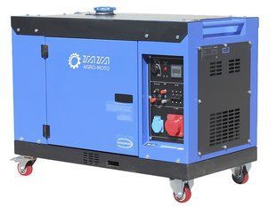 Генератор безшумный дизельный ТАТА JM10000TD 6.5/6.8KW трехфазный (код 53180)