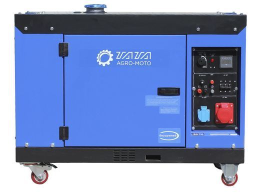Генератор безшумный дизельный ТАТА JM10000TD 6.5/6.8KW трехфазный (код 53180)