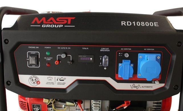 Бензиновий генератор MAST GROUP RD10800E