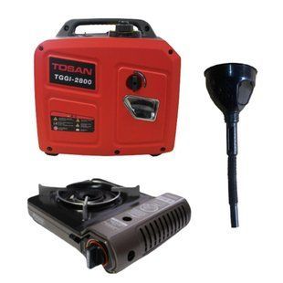 Інверторний генератор TOSAN ТGGI-2800 + газова плитка Orcamp CK-505 та лійка в дарунок