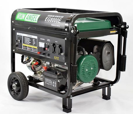 Генератор бензиновый IRON ANGEL EG 8000E (7,0 кВт, электростартер) Бесплатная доставка