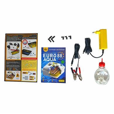 Инкубатор автоматический Теплуша Euro 88 PRO AQUA (220/12в)
