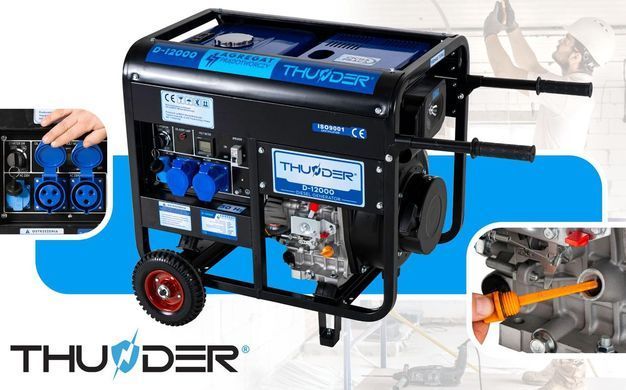 Дизельний генератор THUNDER V2-D-12000