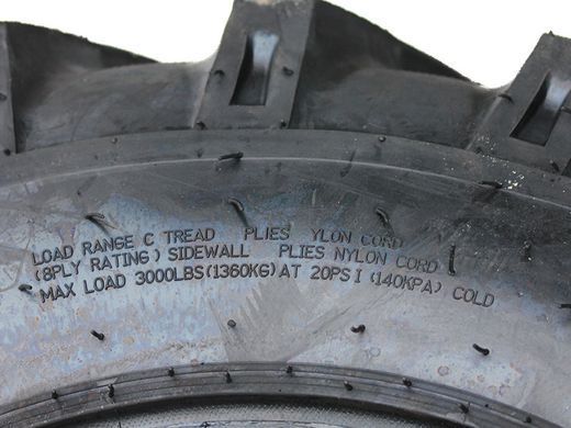 Покрышка с камерой 14.90*24 ТАТА 8PR (минитрактор) (код 8884)