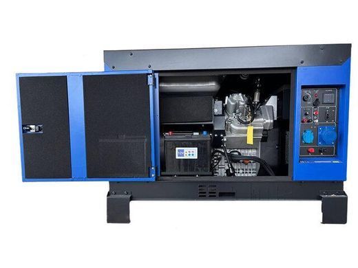 Генератор дизельный JM15000TD 12KW TATA с шумоподавлением (однофазный, со свечой накала)