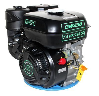 Двигун бензиновий Gr&uuml;nwelt GW230-T/25 New (7,5 к.с., шліци &Oslash;25мм, Євро5)