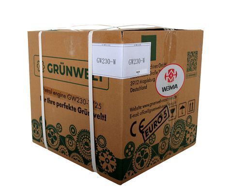 Двигун бензиновий Gr&uuml;nwelt GW230-T/25 New (7,5 к.с., шліци &Oslash;25мм, Євро5)