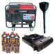 Бензиновый генератор MAST GROUP YH15000S + газовая плитка Orcamp CK-505 + 4 газовых картриджа 400 мл